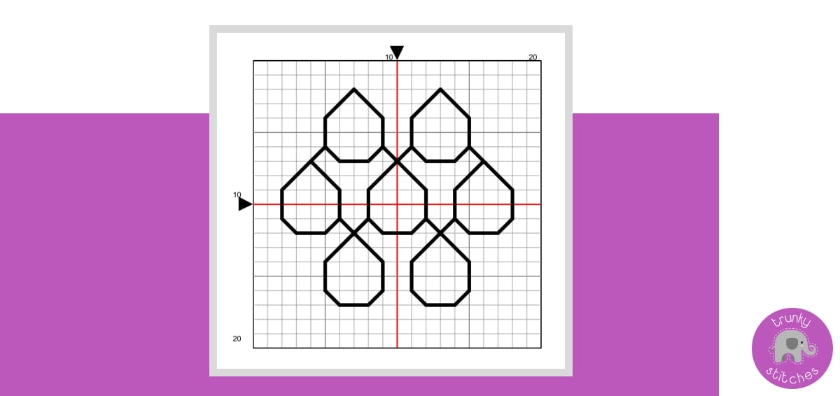 Example simple blackwork chart