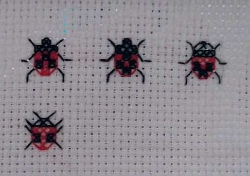 Different ladybug shapes I tried